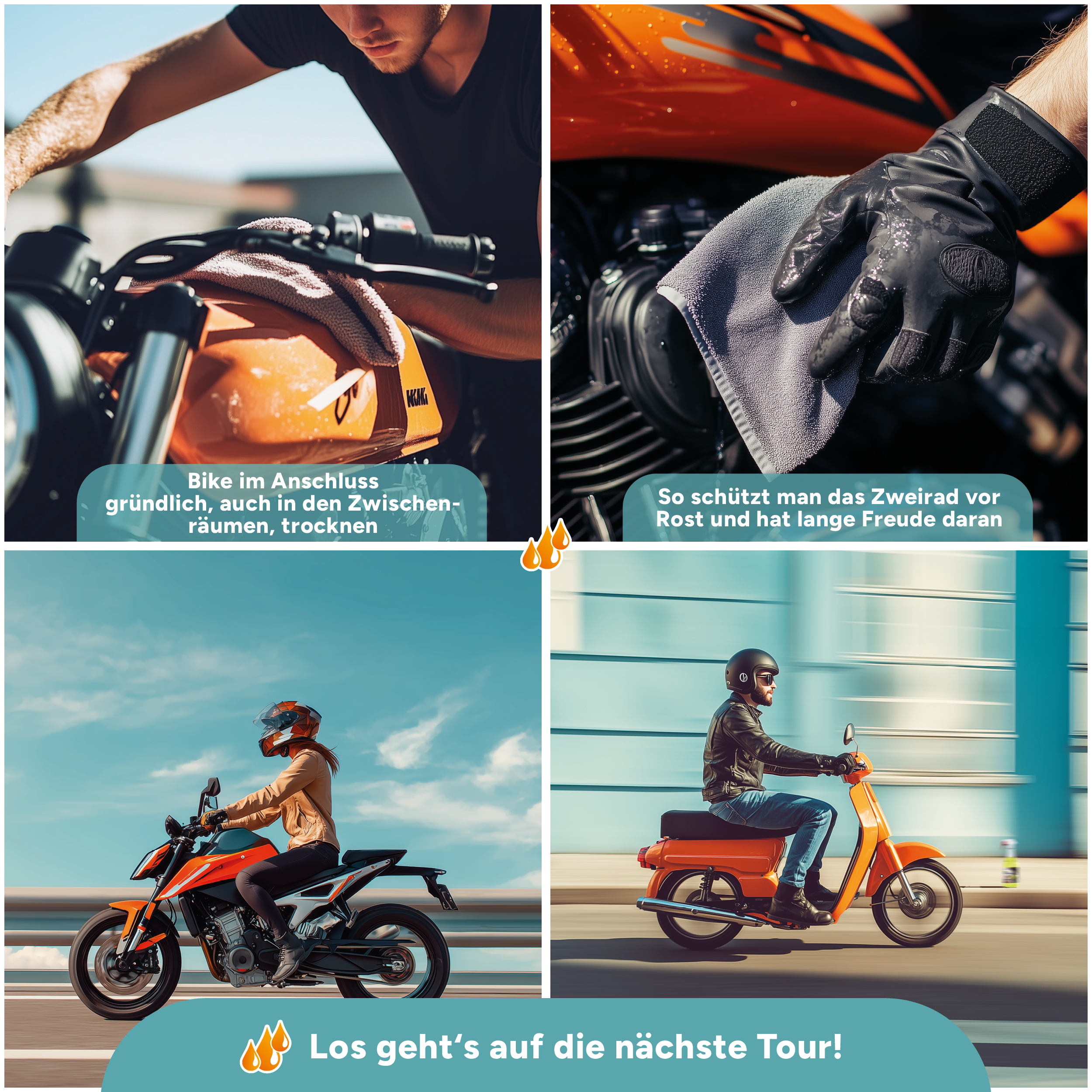 Tuga Chemie - Biker's Super-Teufel Motorrad Reiniger 1L Spraydose