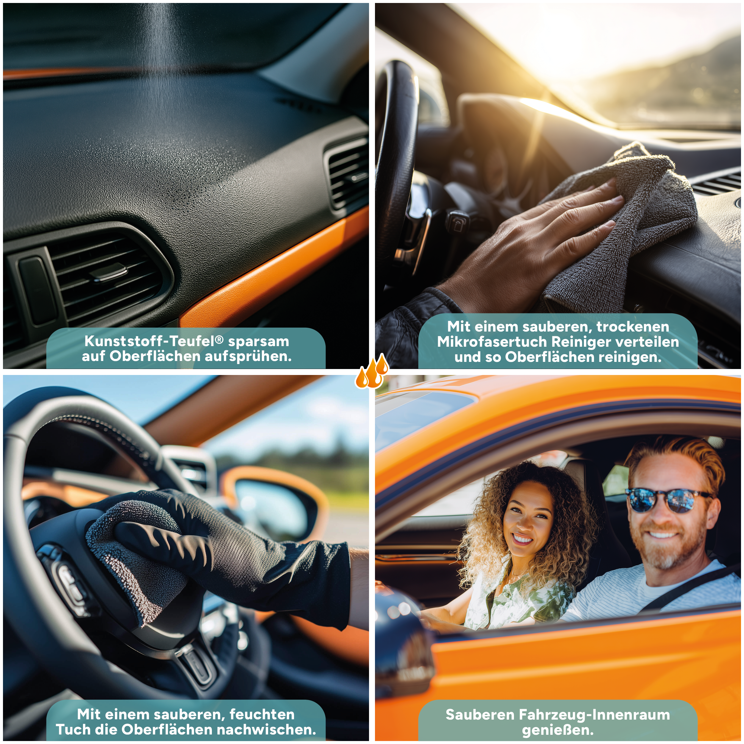 Tuga Chemie - Kunststoff-Teufel (Entfernt (fast) alles auf Kunststoff) 1L Spraydose