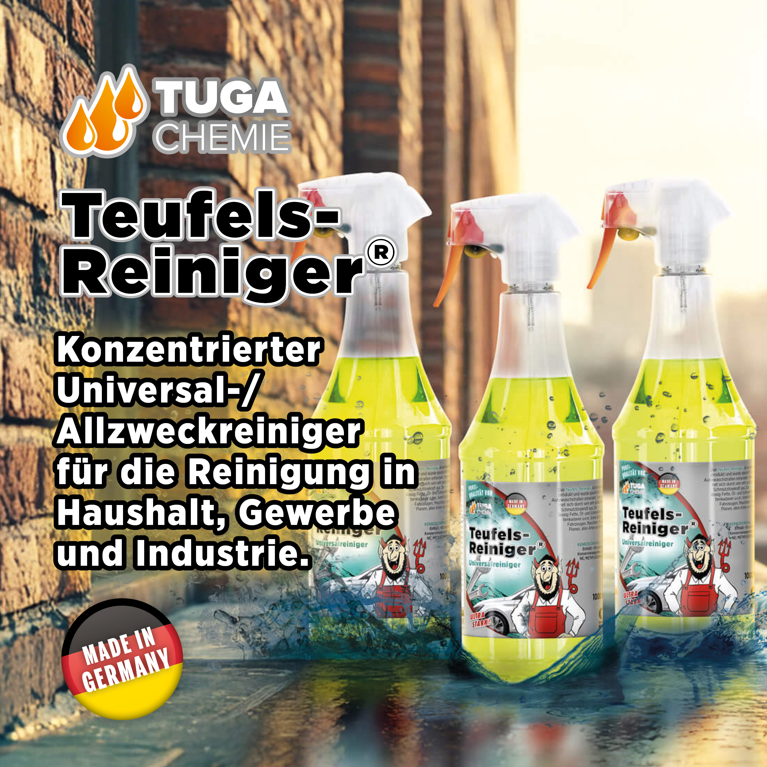 Tuga Chemie - Teufels-Reiniger (Intensiv alles Reiniger) 1L Spraydose