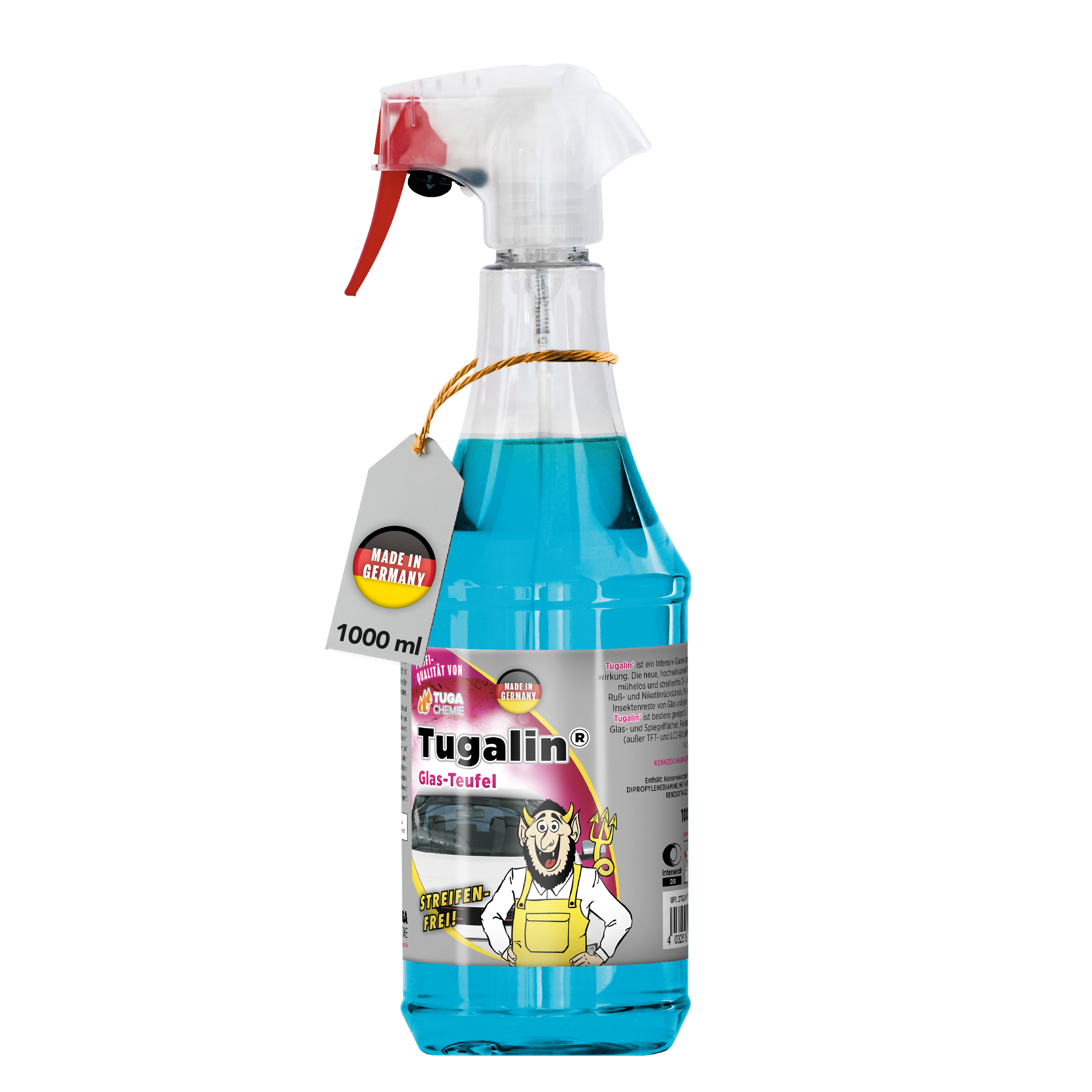 Tuga Chemie - Tugalin Nano (Glasreiniger mit Langzeitwirkung) 1L Spraydose