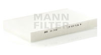 MANN-FILTER Filter, Innenraumluft