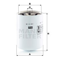 MANN-FILTER Filter, Arbeitshydraulik