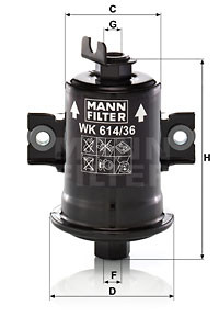 MANN-FILTER Kraftstofffilter