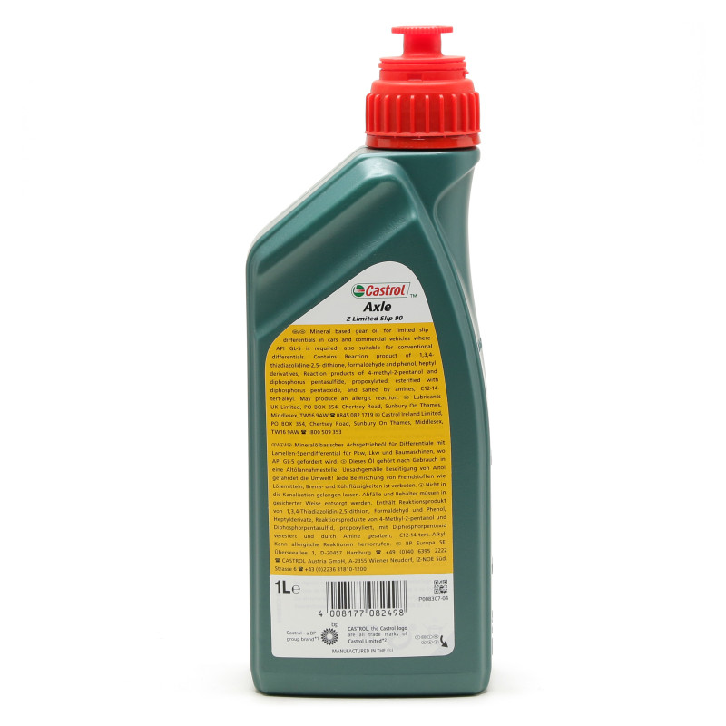 Castrol Axle Z Limited Slip 90 Achsgetriebeöl 1l - SAE 90W ...