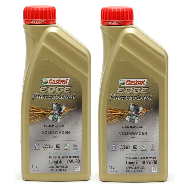 Castrol Edge Professional Longlife III Fluid Titanium 5W-30 2x 1l = 2 Liter  - SAE 5W-30 - Auto/PKW Motoröle (SAE) - Öle 