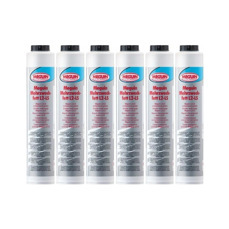 Meguin 9028 Mehrzweckfett L2 Lube Shuttle Fett Kartusche 6x 400 Gramm ...