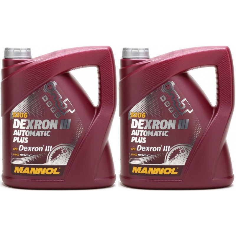 MANNOL Dexron III Automatic Plus 2x 4l = 8 Liter - ATF ...