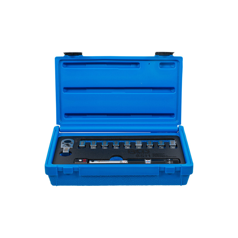 BGS Drehmoment-Speichenschlüssel | austauschbare Köpfe | 3 - 15 Nm -  Werkzeug - Zubehör