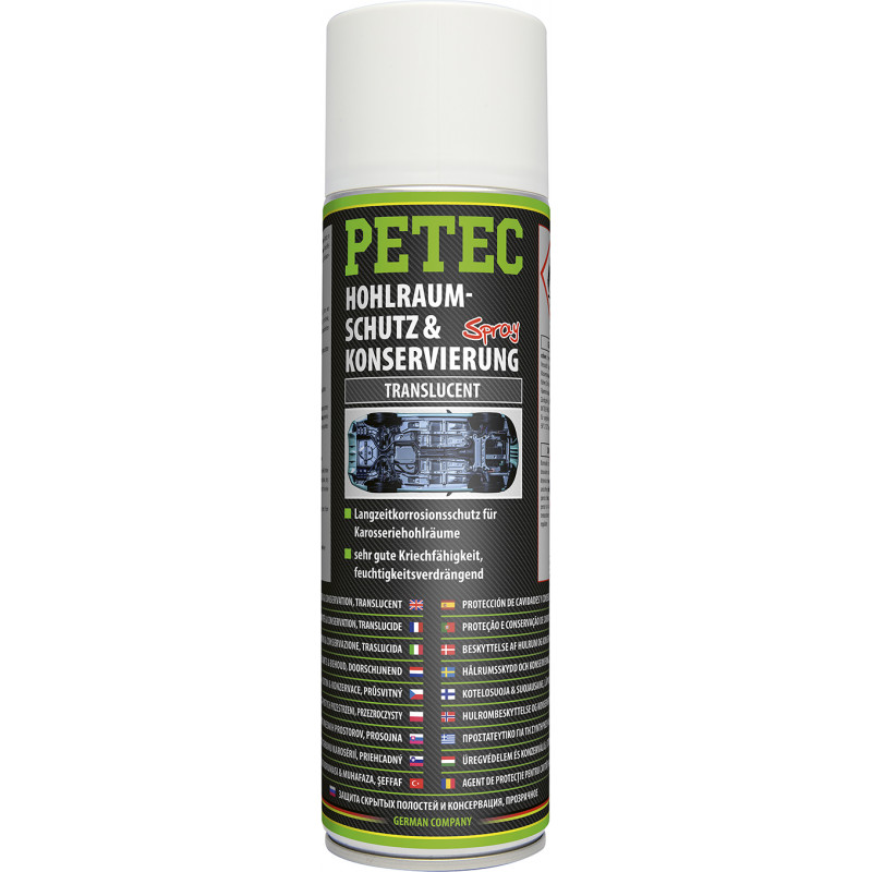 Petec Hohlraumschutz Spray 73550 - Korrosionsschutz Für Karosserie, Schnell Trocknend