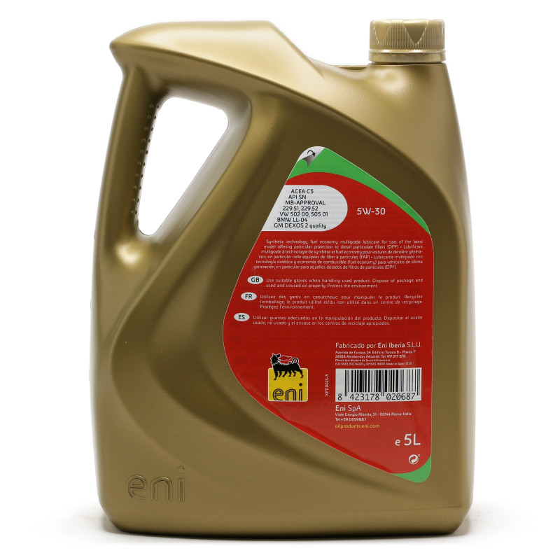 Eni i-Sint MS 5W-30 Motoröl 5l - SAE 5W-30 - PKW Motoröle - Eni/ Agip ...