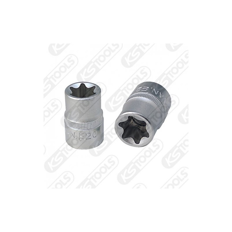 KS Tools 1/2" TX-Stecknuss E11 – Torx-E, Chrom-Vanadium, Mit Kugelfangrille Für Handbetätigung