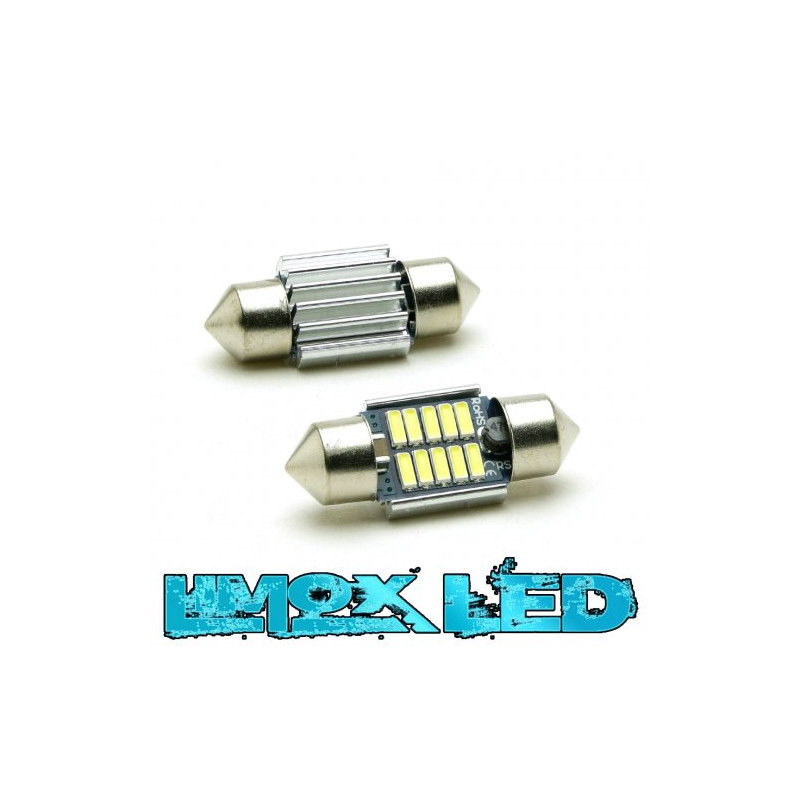 2 x 31 mm 6 5630 SMD LED Festoon Indoor Lighting 3W 195LM 6500K | UK