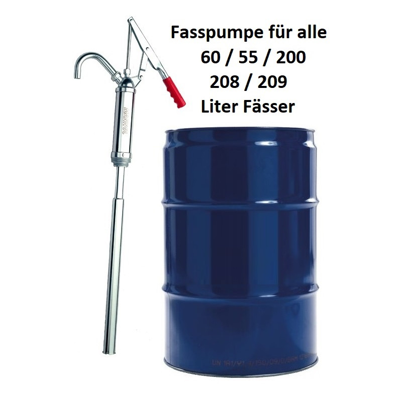 Fasspumpe mit Hebel,für 60L&200L Metallfässer Handpumpe Kurbelpumpe Ölfaßpumpe 