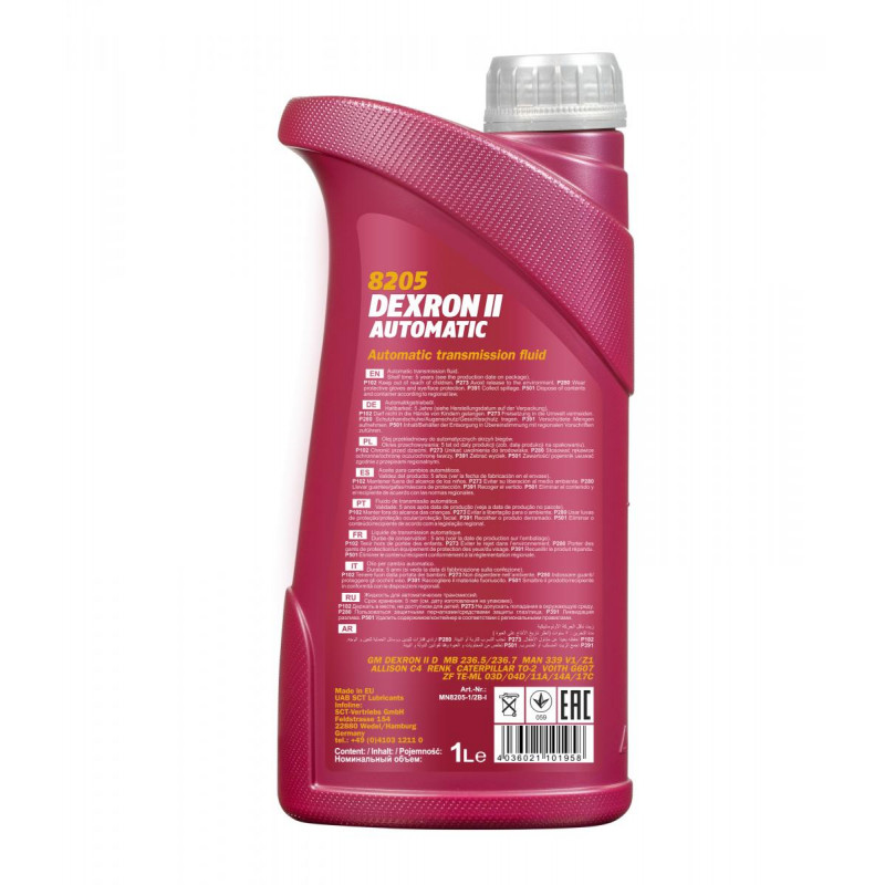 Mannol dexron ii automatic