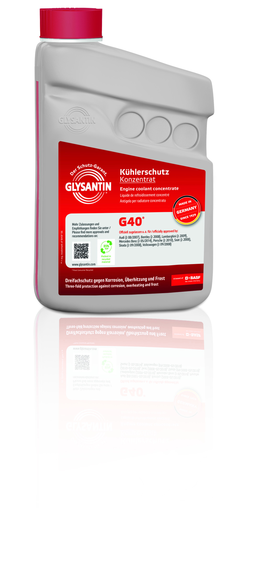 BASF Glysantin G40 Kühlerschutz Konzentrat 1 Liter - MotoroelDirekt.at