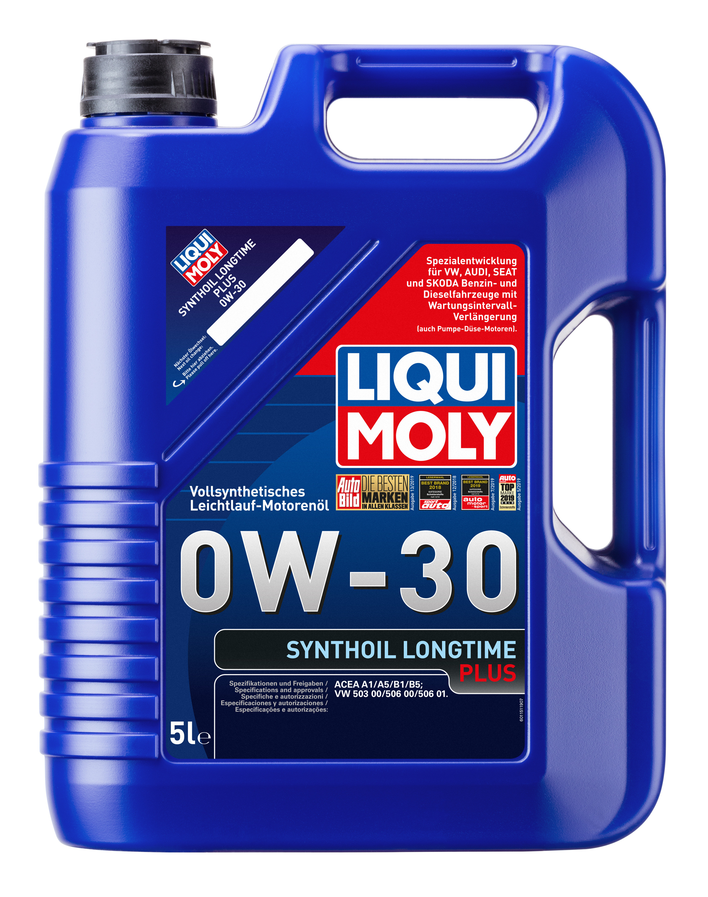 Liqui Moly 1151 Synthoil Longtime Plus 0W-30 Motoröl 5l - SAE 0W-30 .