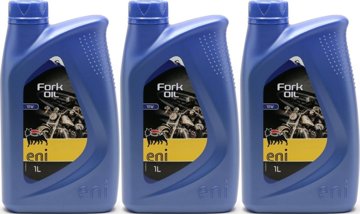 ENI Fork Oil SAE 10W Gabelöl fork oil 3x 1l = 3 Liter - Gabelöl 10W ...