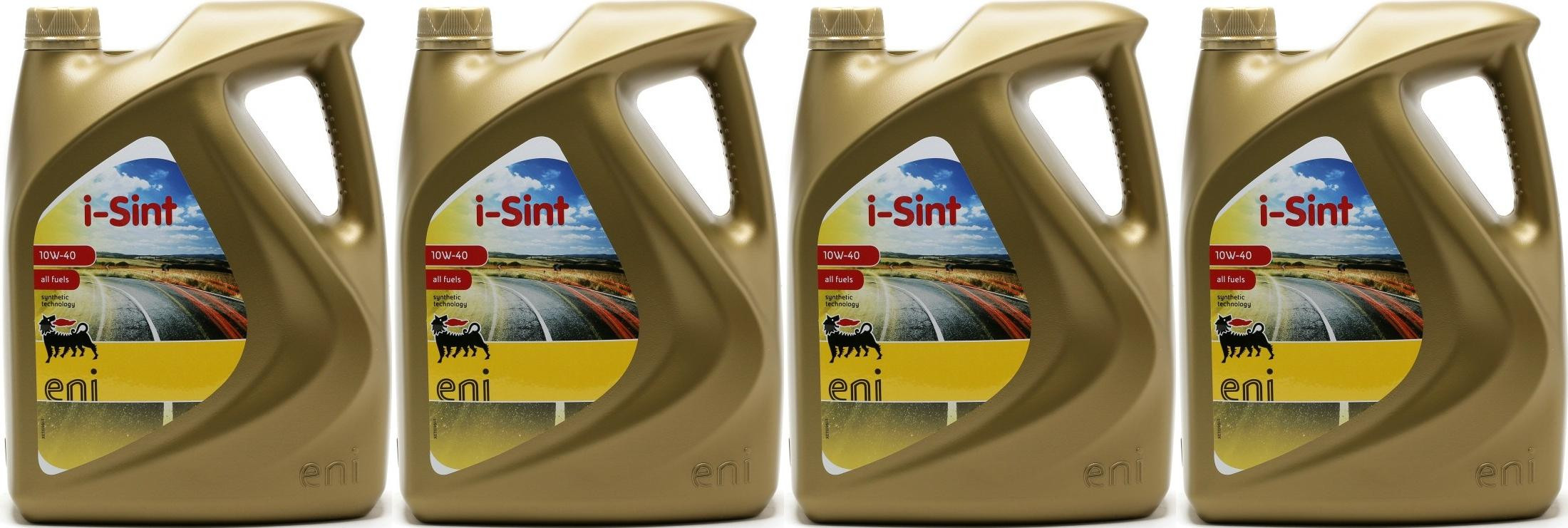 ENI i-Sint 10W-40 Diesel & Benziner Motoröl 4x 5 = 20 Liter - SAE 10W ...