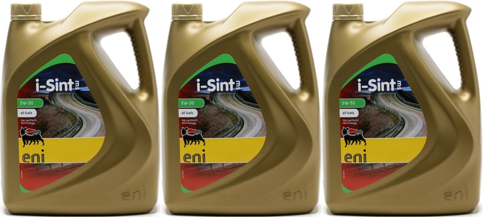 Eni i-Sint MS 5W-30 Motoröl 3x 5 = 15 Liter - SAE 5W-30 - PKW Motoröle ...