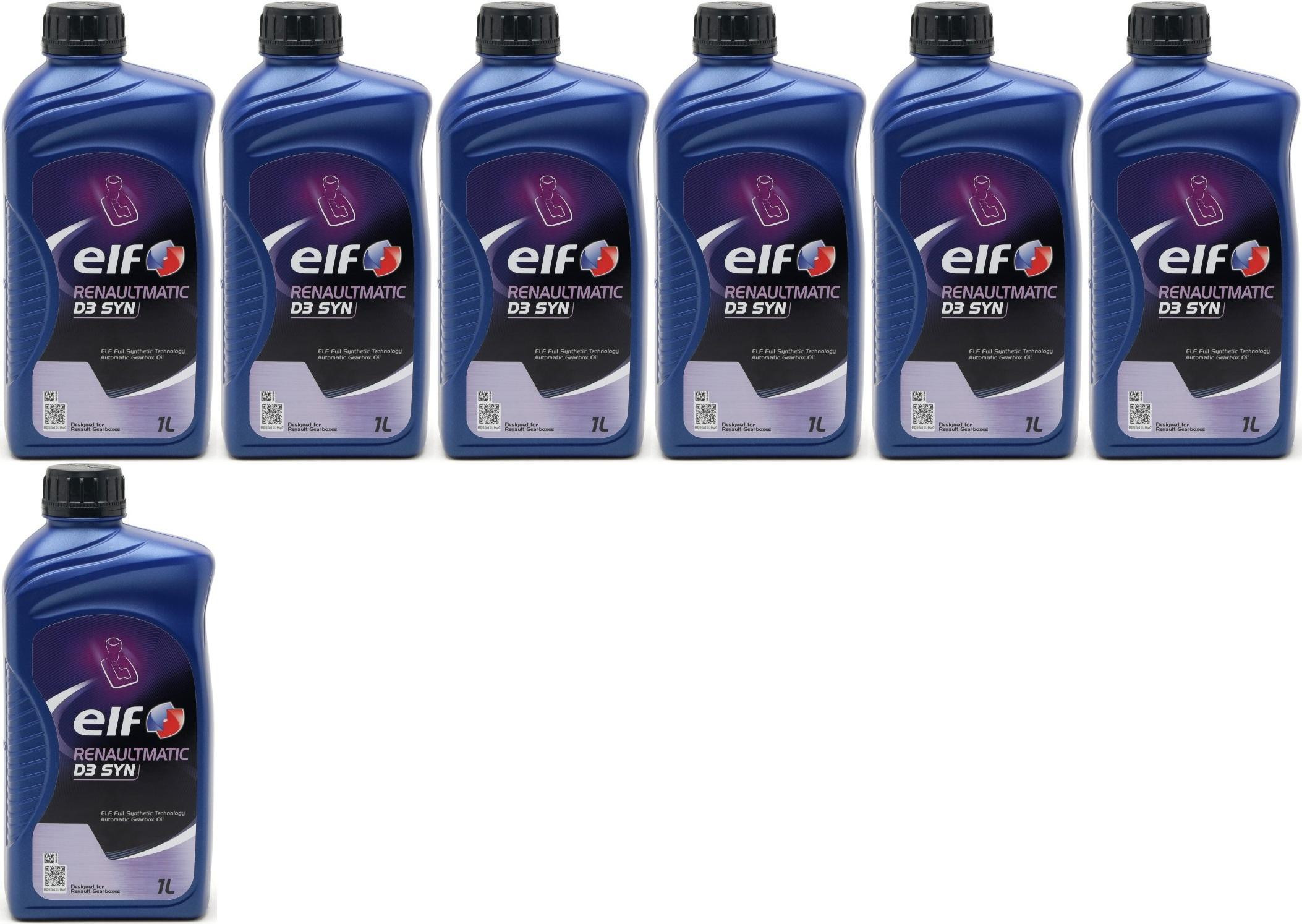 Elf Renaultmatic D3 SYN Automatik Getriebeöl 7x 1l = 7 Liter - ATF ...