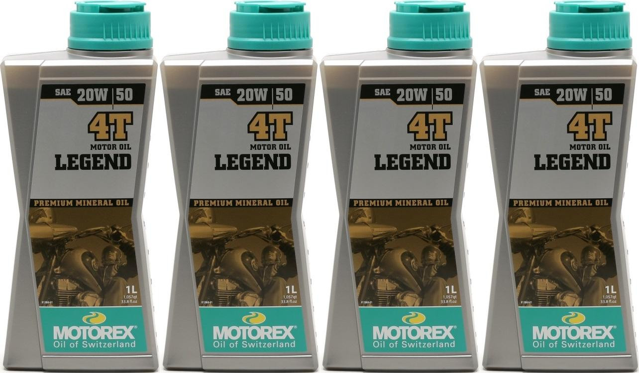 Motorex Legend 4-Takt Mineralöl 20W50 1Liter Flasche, 17,99