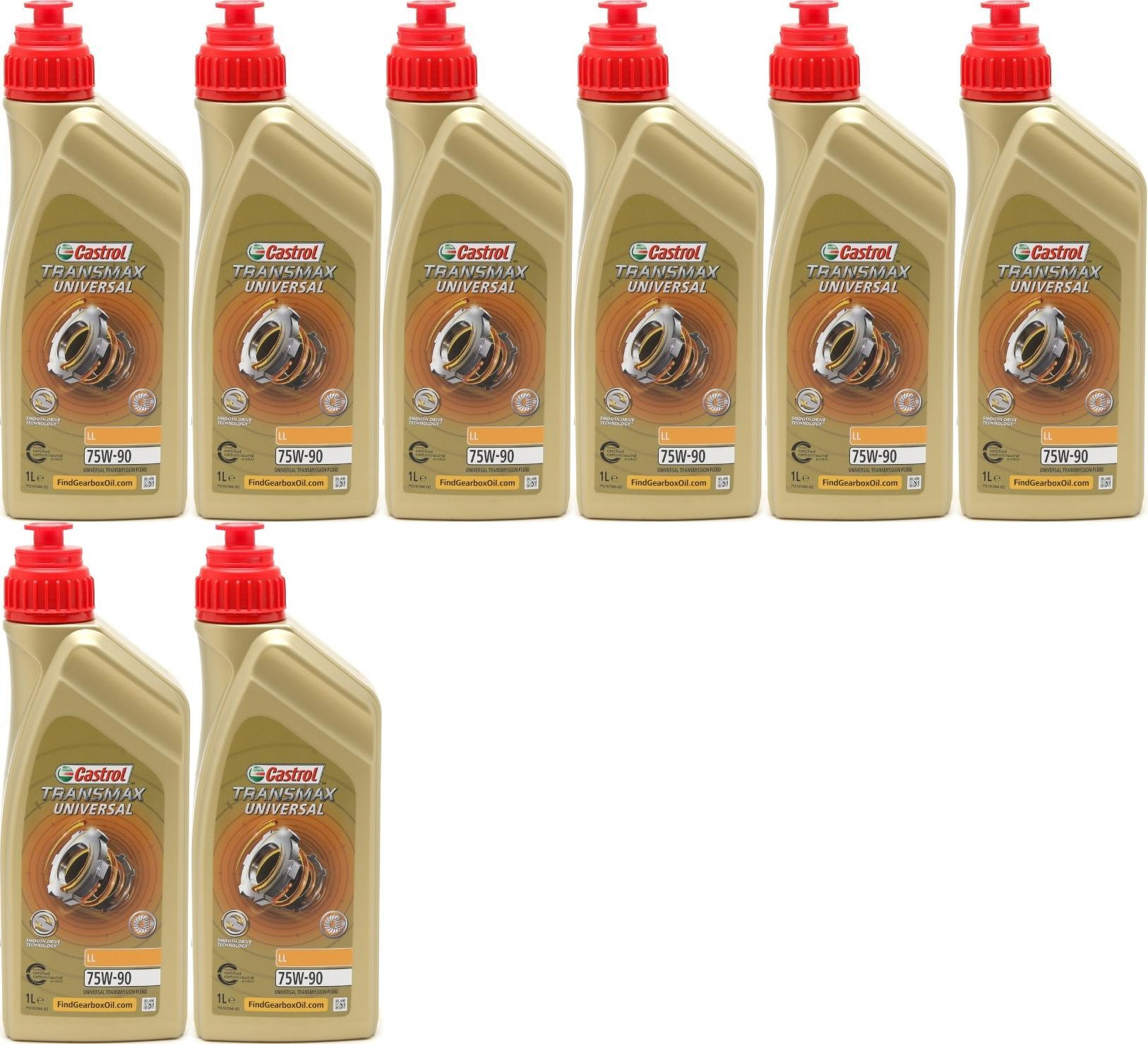 Castrol Syntrax Universal Plus 75W-90 (neu Transmax Universal LL) 8x 1l ...