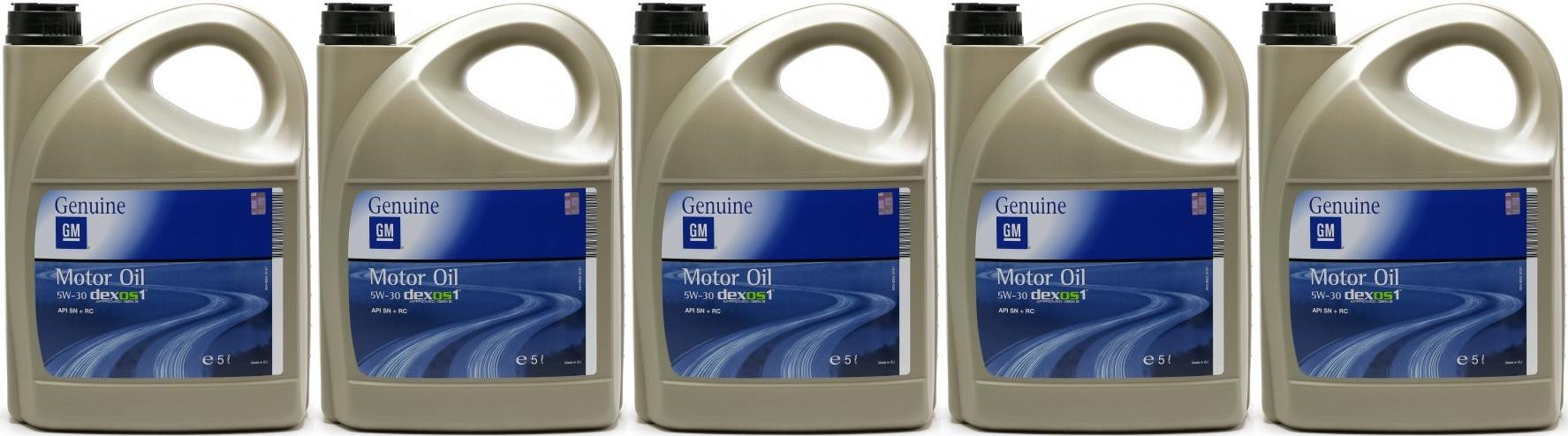 1L ORIGINAL OPEL GM Motoröl 5W30 5W 30 Dexos2 LongLife GM LL A 025 93165690