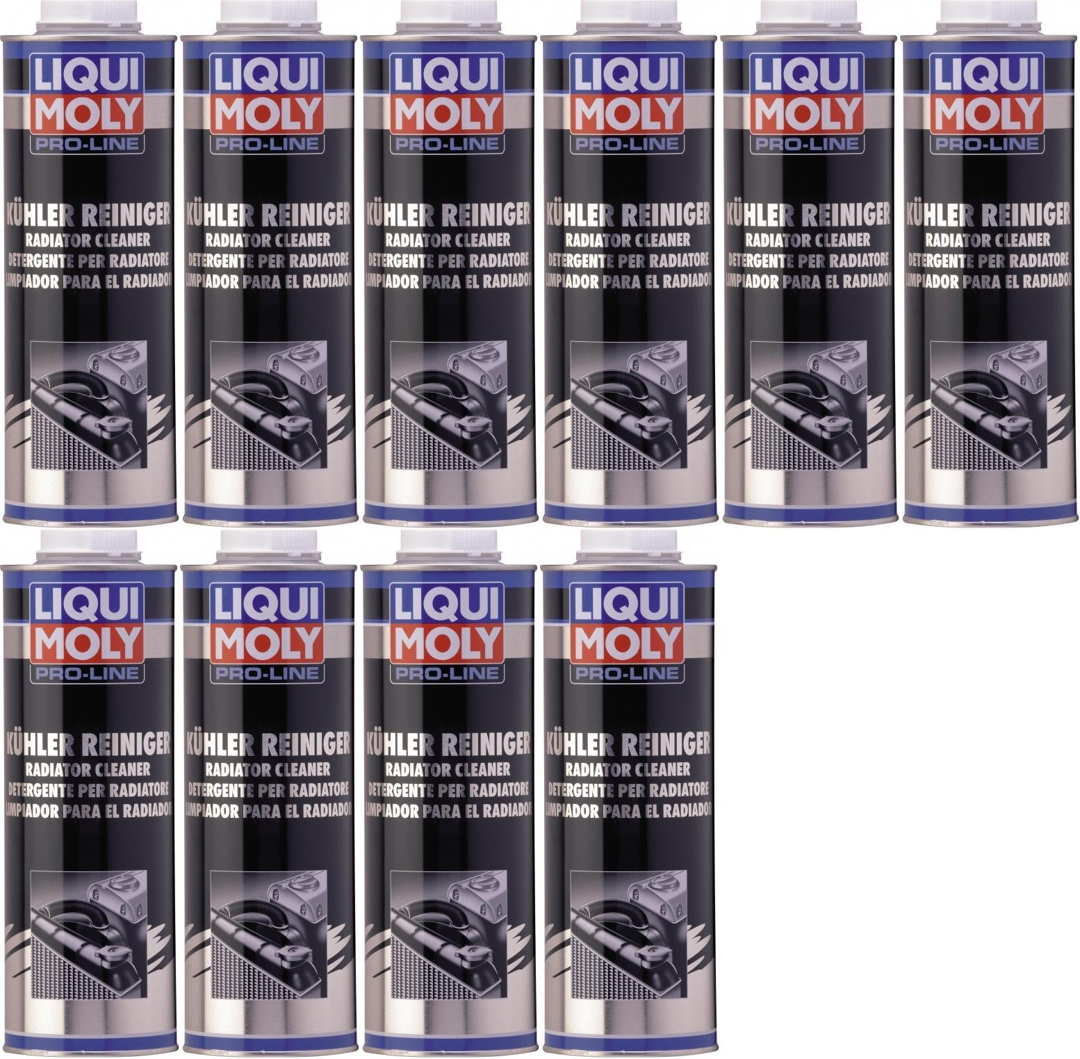 Liqui Moly 5189 Pro-Line Kühler Reiniger 10x 1l = 10 Liter - Kühler ...