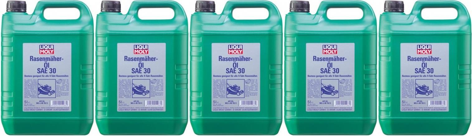 Liqui Moly 1266 RasenmäherÖl SAE 30 5x 5 = 25 Liter Rasenmäheröl