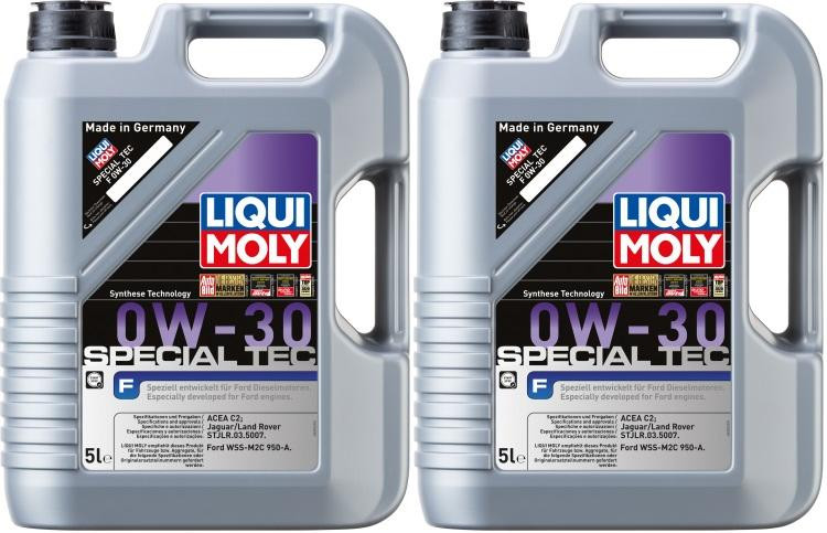 Liqui Moly 20723 Special Tec F 0W-30 Motoröl 2x 5 = 10 Liter - SAE 0W ...