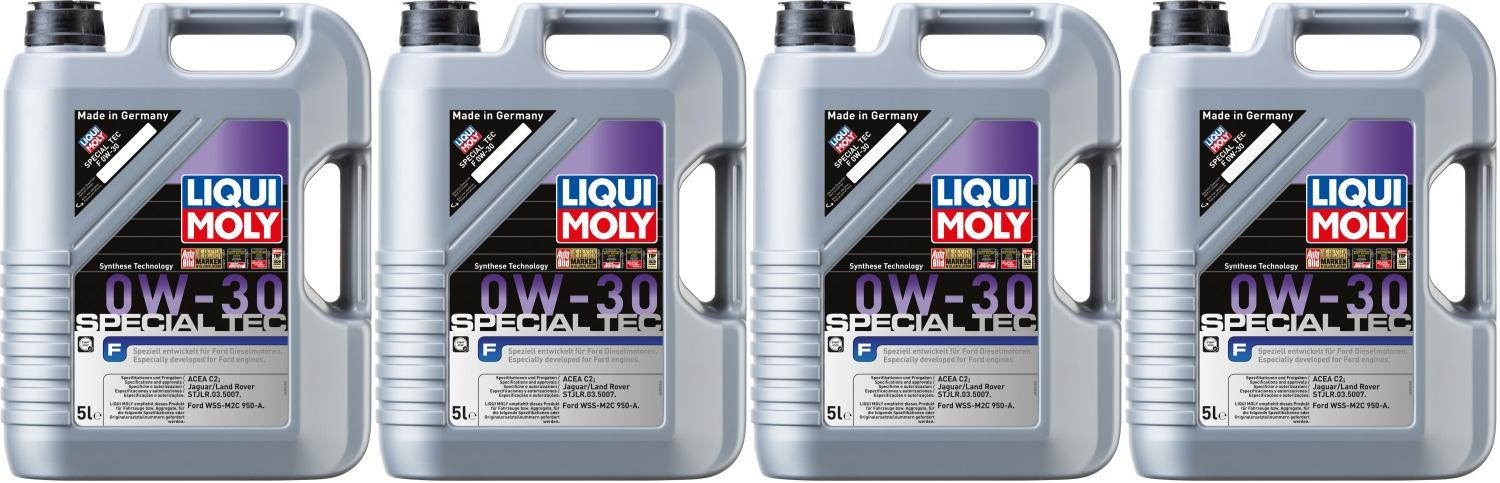 Liqui Moly 20723 Special Tec F 0W-30 Motoröl 4x 5 = 20 Liter - SAE 0W ...