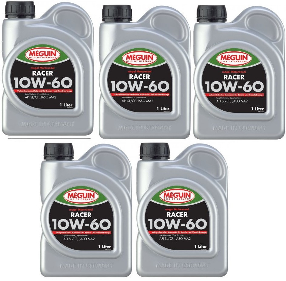 Meguin Megol Motorenöl Racer 10W60 – 1 Liter Hochleistungsöl Für Sportmotoren
