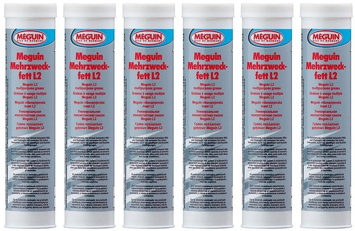 Meguin 4774 Mehrzweckfett L2 1kg Fett Dose 6x 1l = 6 Liter - Fette Meguin 4774 Mehrzweckfett L2 1kg Fett Dose 6x 1l = 6 Liter - Fette