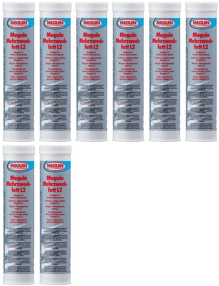 Meguin 4774 Mehrzweckfett L2 1kg Fett Dose 8x 1l = 8 Liter - Fette ...