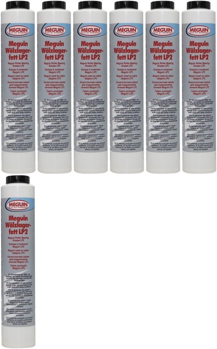 Meguin 9029 Wälzlagerfett LP2 Lube Shuttle Fett Kartusche 7x 400 Gramm ...
