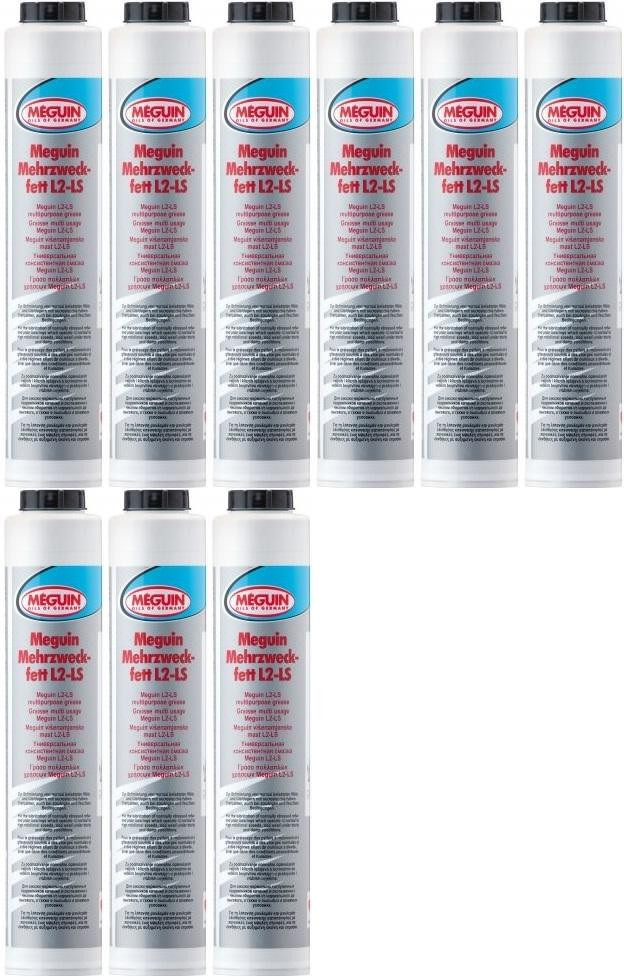 Meguin 9028 Mehrzweckfett L2 Lube Shuttle Fett Kartusche 9x 400 Gramm ...