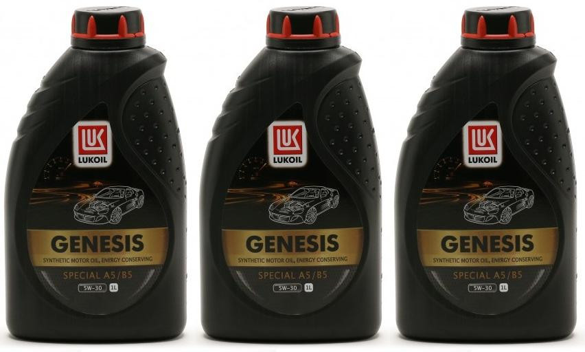 Lukoil Genesis special A5/B5 5W-30 Motoröl 3x 1l = 3 Liter - SAE 5W-30 ...