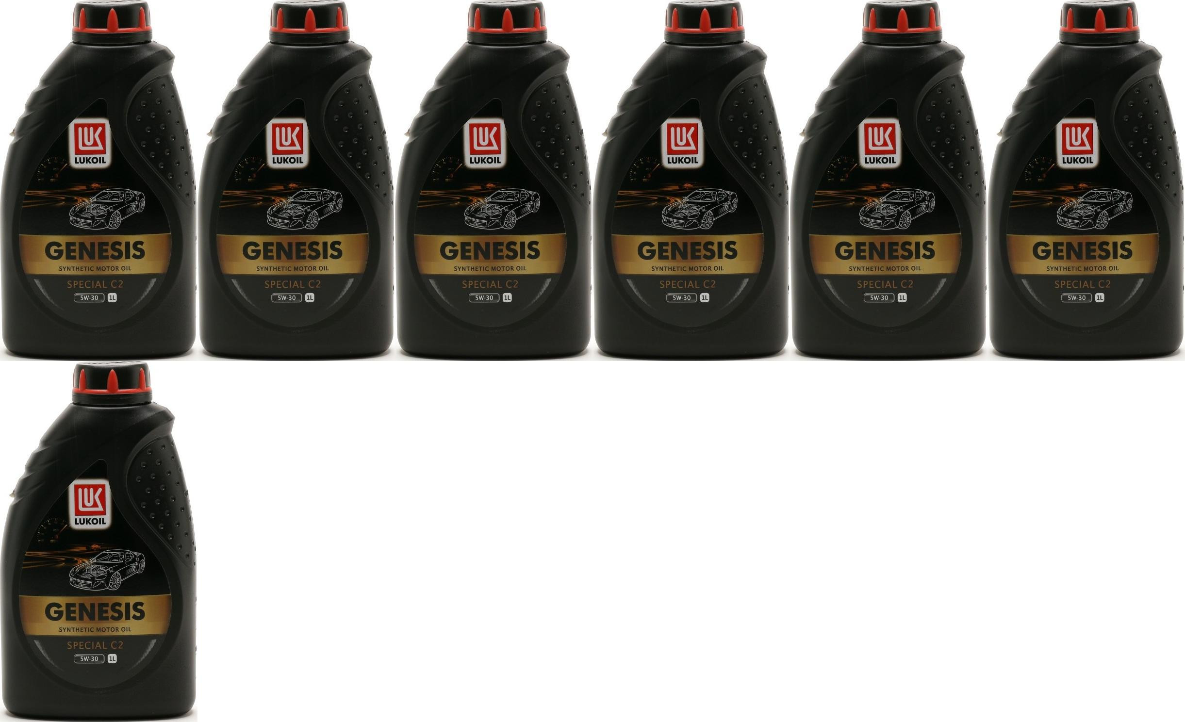 Lukoil Genesis special C2 5W-30 Motoröl 7x 1l = 7 Liter - SAE 5W-30 ...