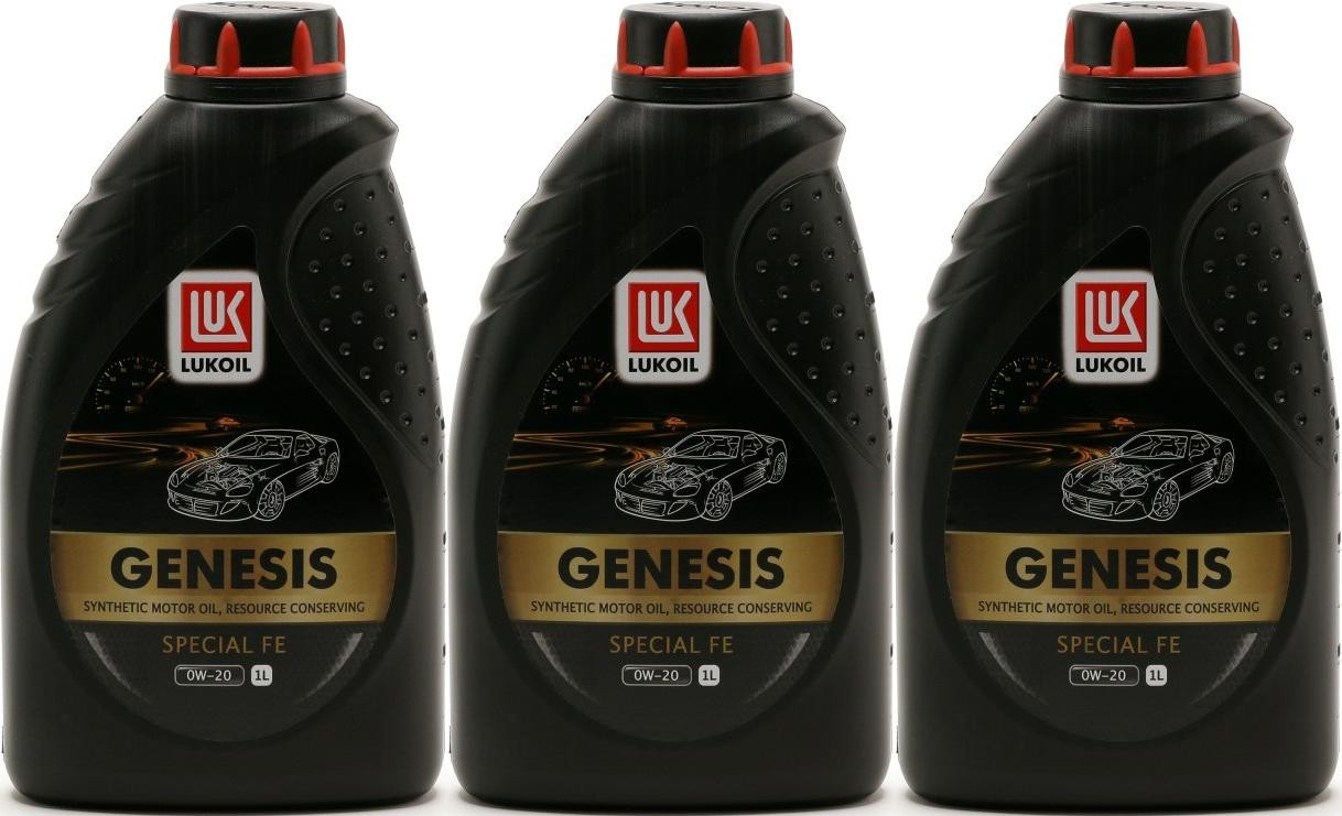 LUKOIL GENESIS SPECIAL FE 0W-20 3x 1l = 3 Liter - SAE 0W-20 - Auto/PKW ...
