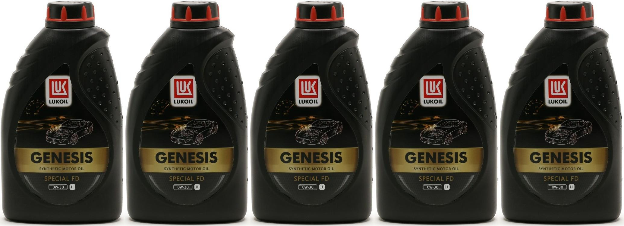 LUKOIL GENESIS SPECIAL FD 0W-30 Motoröl 5x 1l = 5 Liter - SAE 0W-30 ...