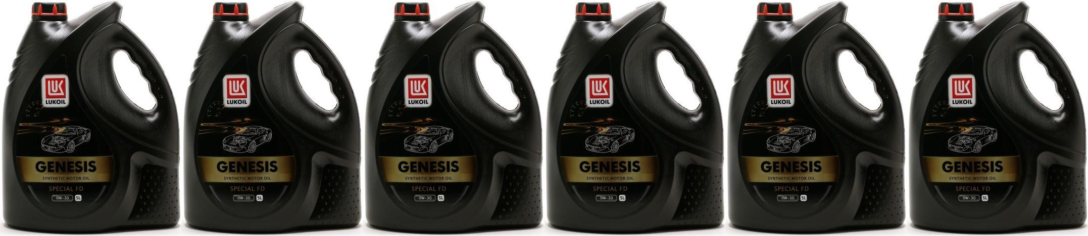 LUKOIL GENESIS SPECIAL FD 0W-30 Motoröl 6x 5 = 30 Liter - SAE 0W-30 ...
