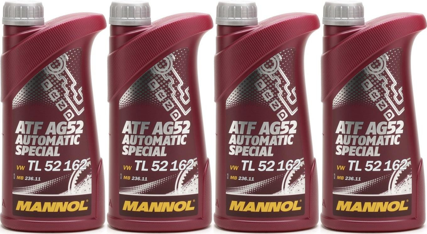 MANNOL ATF AG52 Automatic Special 4x 1l = 4 Liter - ATF ...