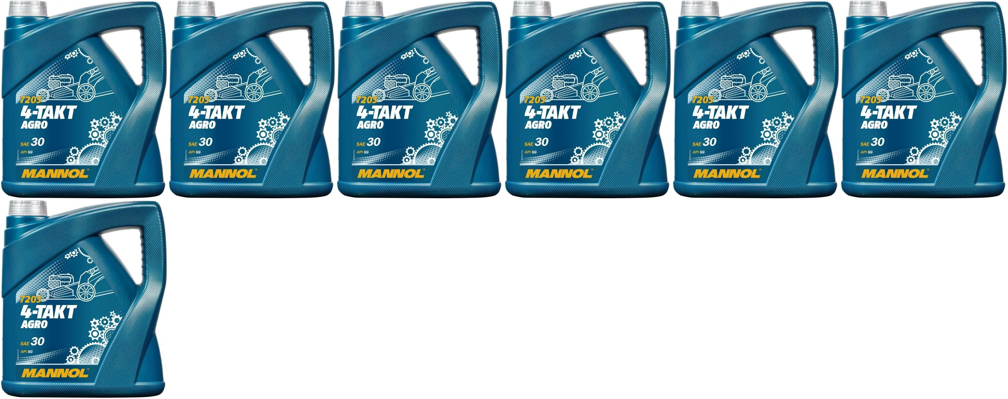 MANNOL 4-Takt Agro SAE 30 7x 4l = 28 Liter - Gartenbedarf - Mannol - Öl ...