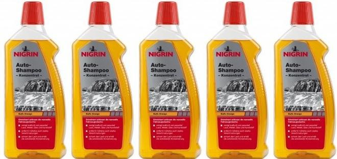 Shampoo Auto Concentrato Nigrin - 3 Litri, Con Profumo D'Arancia, Delicato Ed Efficace - Foto 9