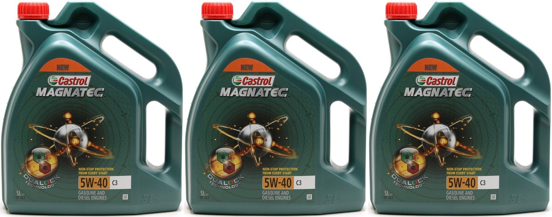 Castrol Magnatec 5w 40 C3 Motoröl 5 Liter www.motoroeldirekt.at