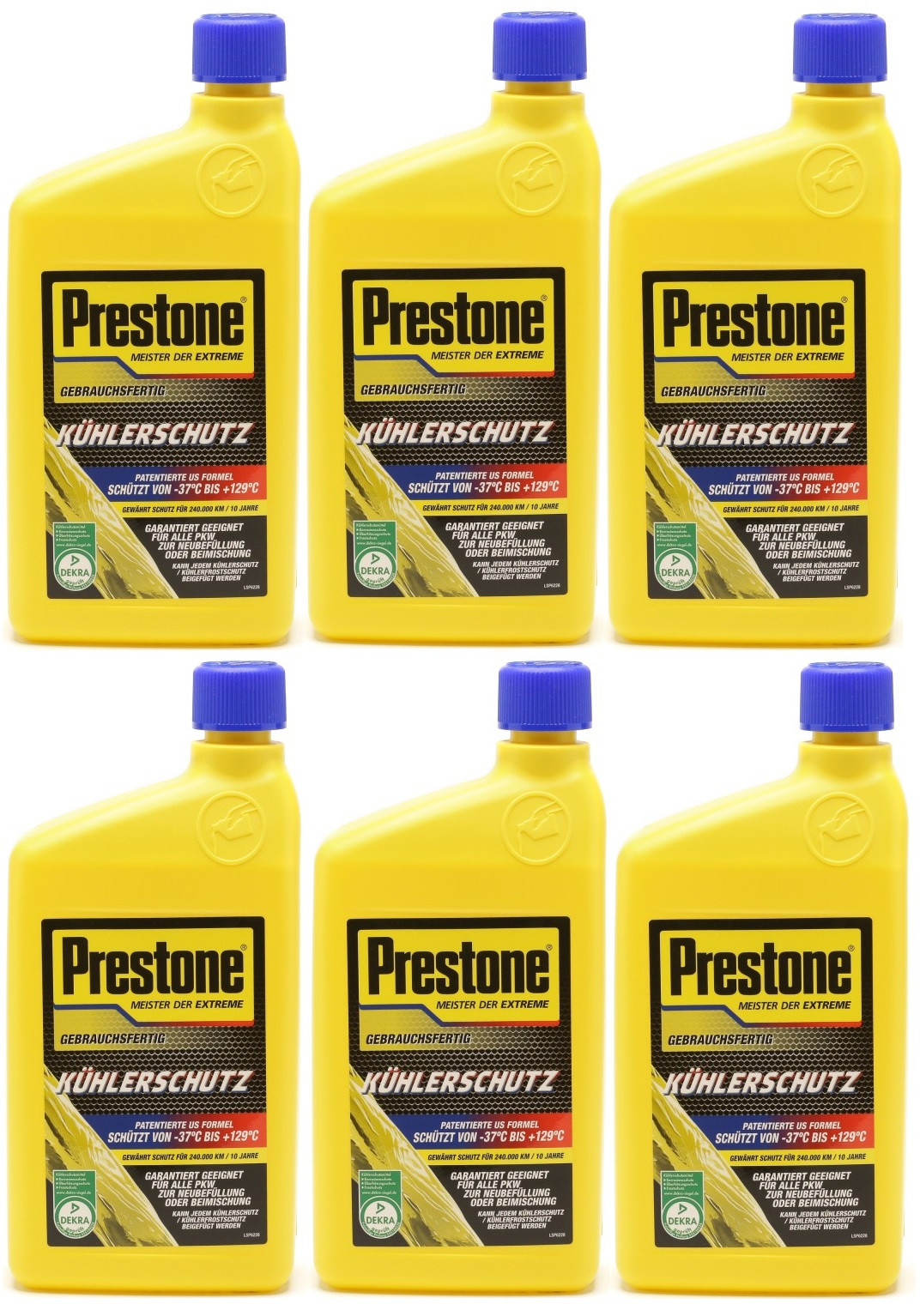 PRESTONE AF RTU 5050 Frostschutz Fertigmischung 1 Liter Flasche 6x1l=6