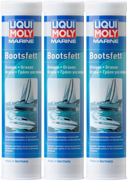 Liqui Moly 25043 Marine Bootsfett Fett Kartusche 3x 400 Gramm ...