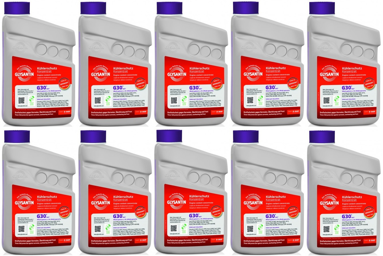 BASF Glysantin G40 Kühlerschutz Konzentrat 1 Liter 4x 1l = 4 Liter 4x 1l 4 Liter 1393863
