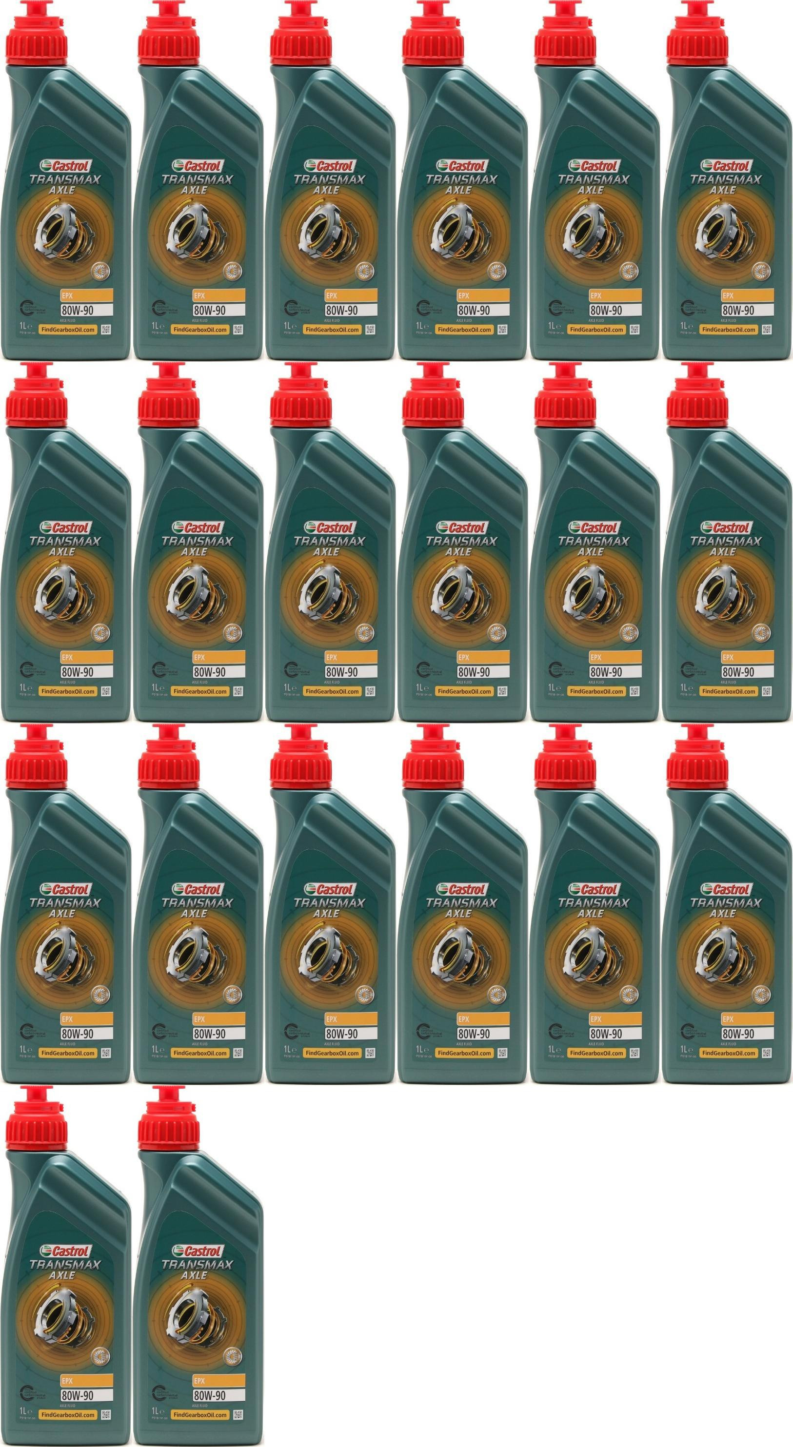 Castrol Transmax Axle EPX 80W90 20x 1l = 20 Liter MotoroelDirekt.at