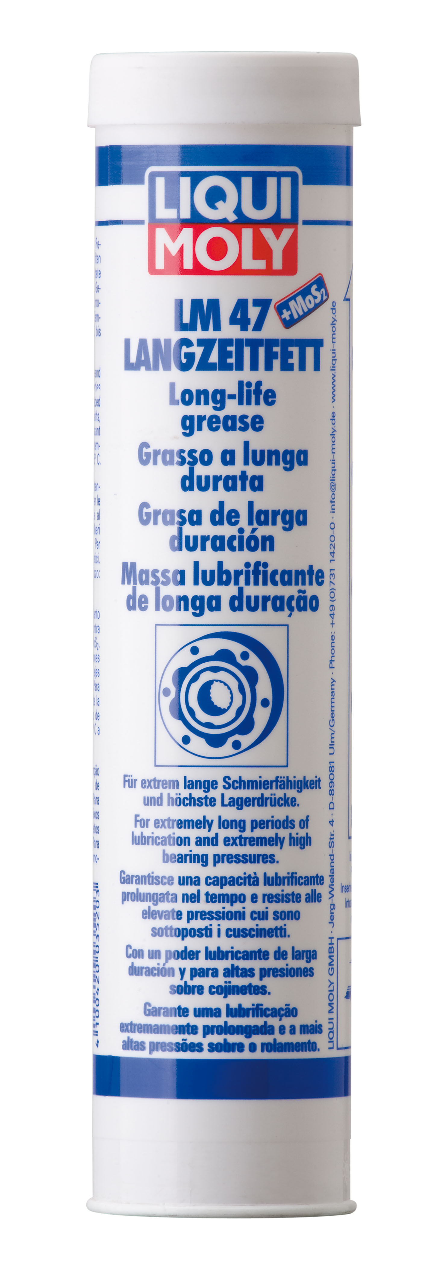 Liqui Moly 3520 LM 47 Langzeitfett + MoS2 400g Fett Kartusche ...